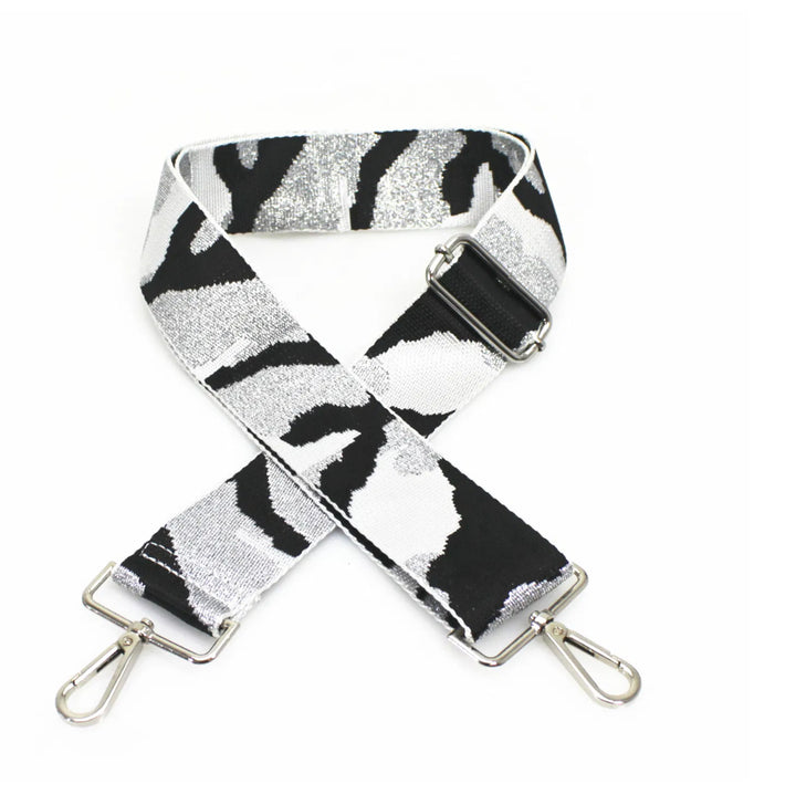 Patterned handbag strap