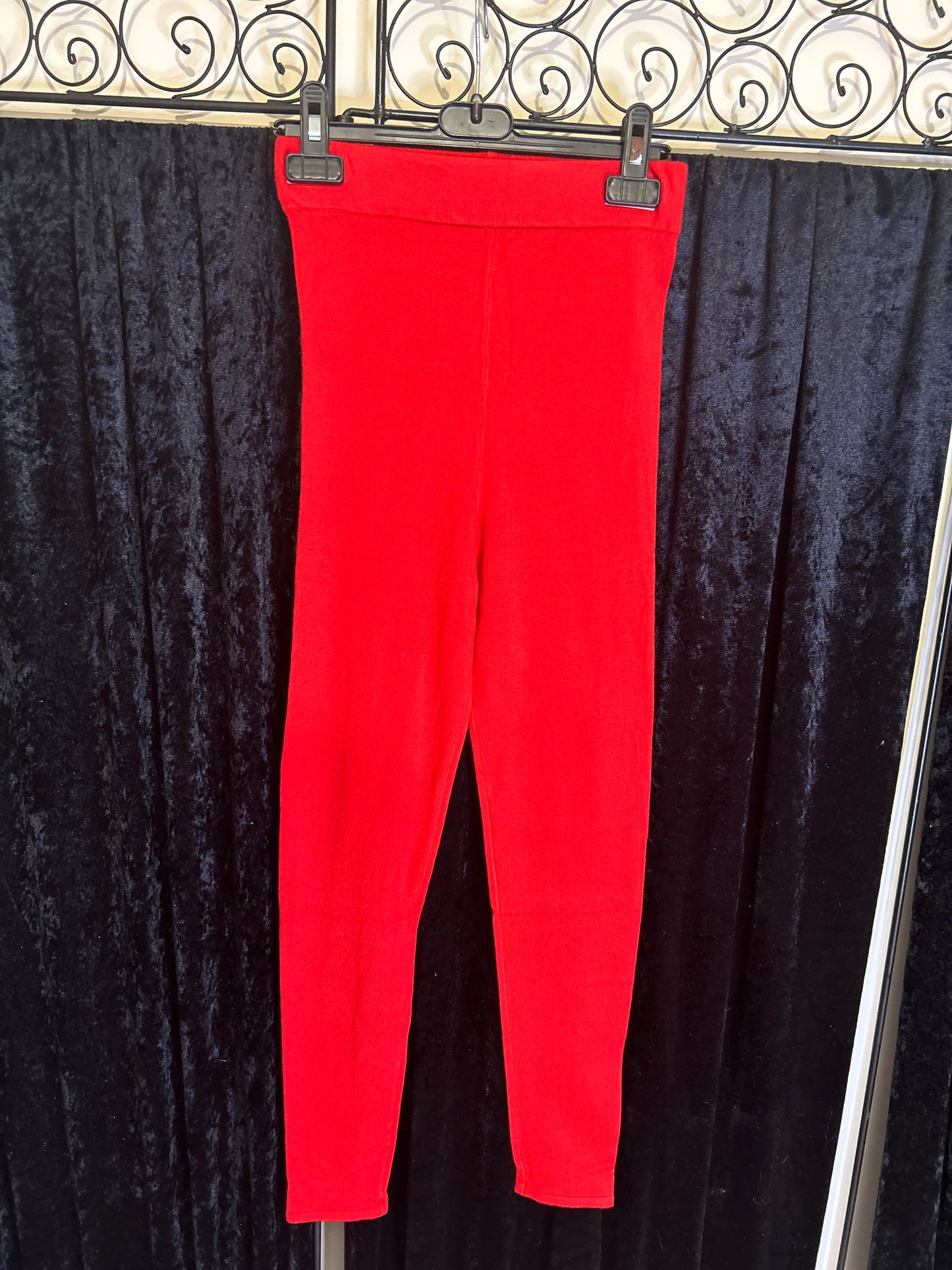 Red women’s leggings