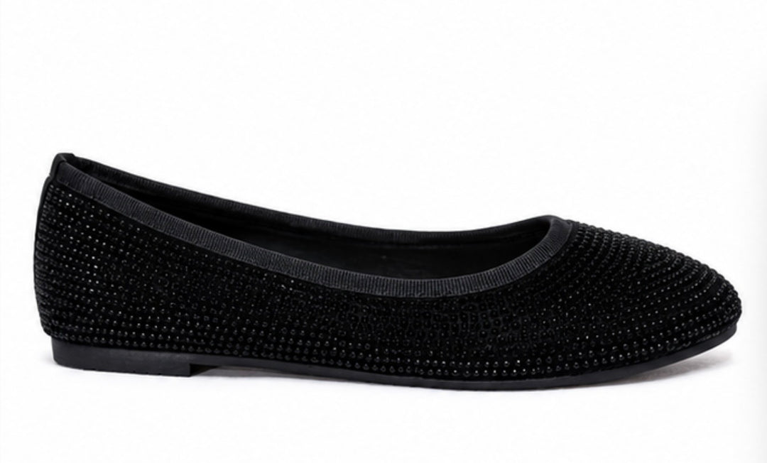 Sparkly Black Ballet Shoes