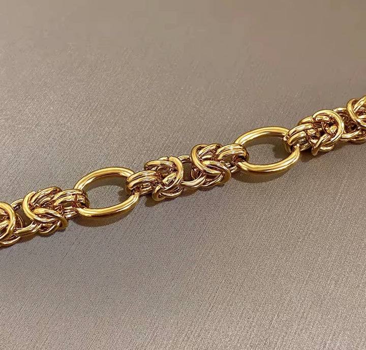 Stainless Steel Twisted Bracelets Bangles