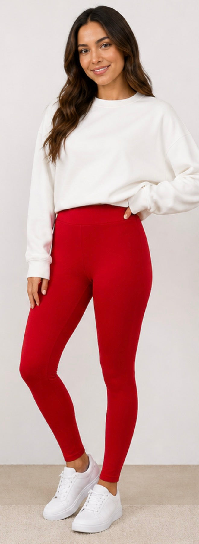Red Women’s Leggings