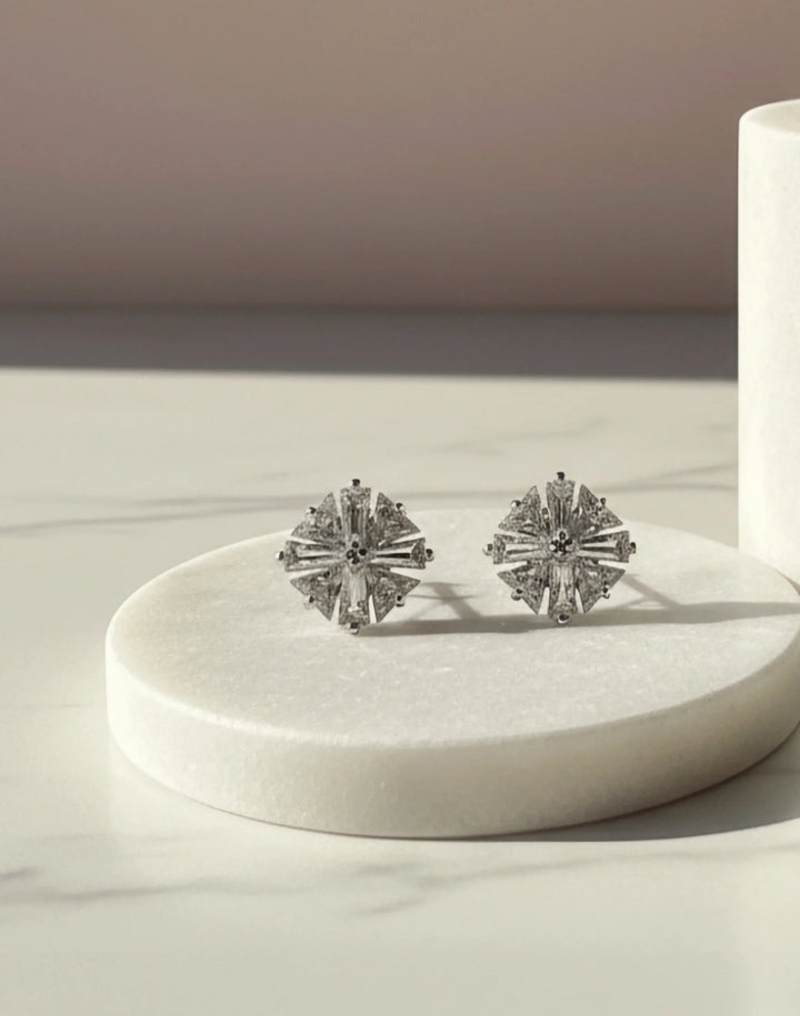 Bijoux Sparkly Crystal Stud Earrings