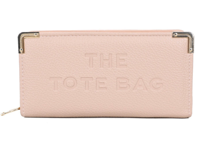 Large RFID Purse with Metal Corner Detail - The Tote Purse