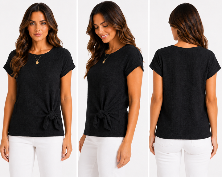 Black tie T-shirts