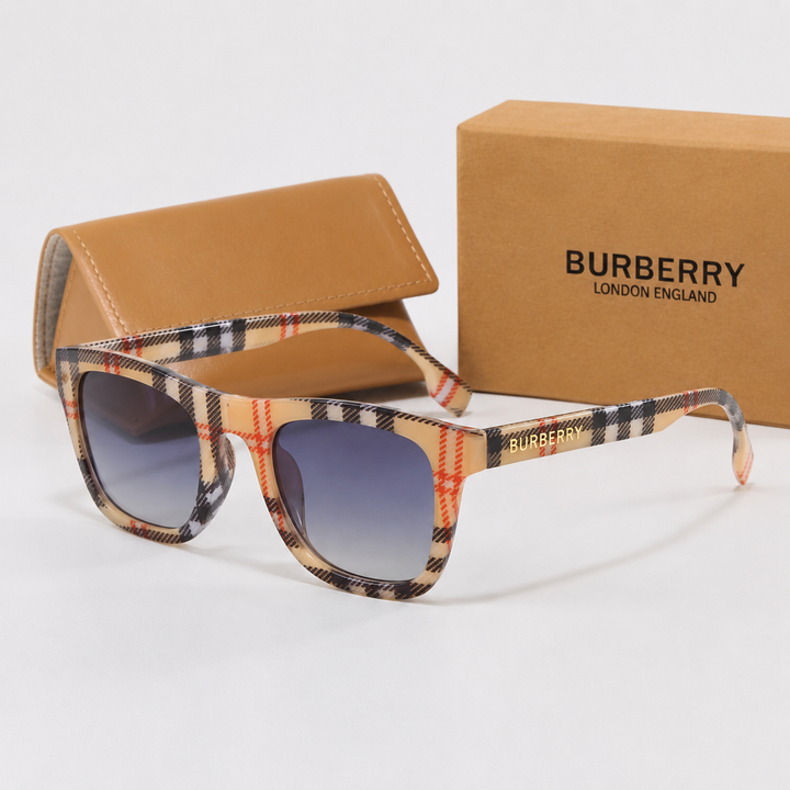 Oversized Tortoise Shell Sunglasses - B