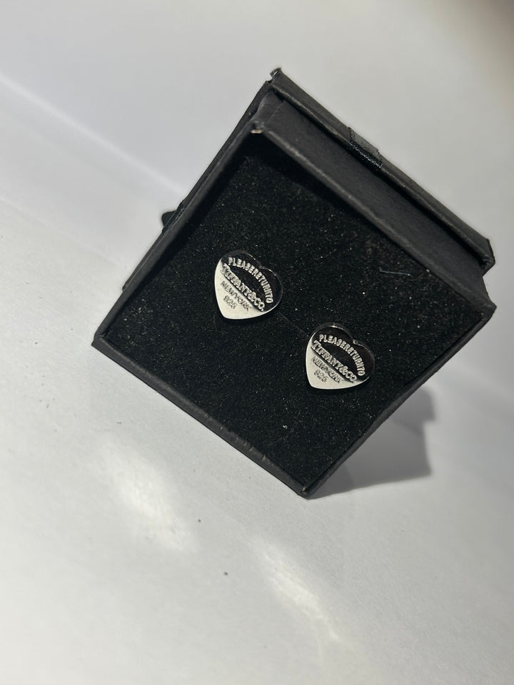 Silver writing filled heart