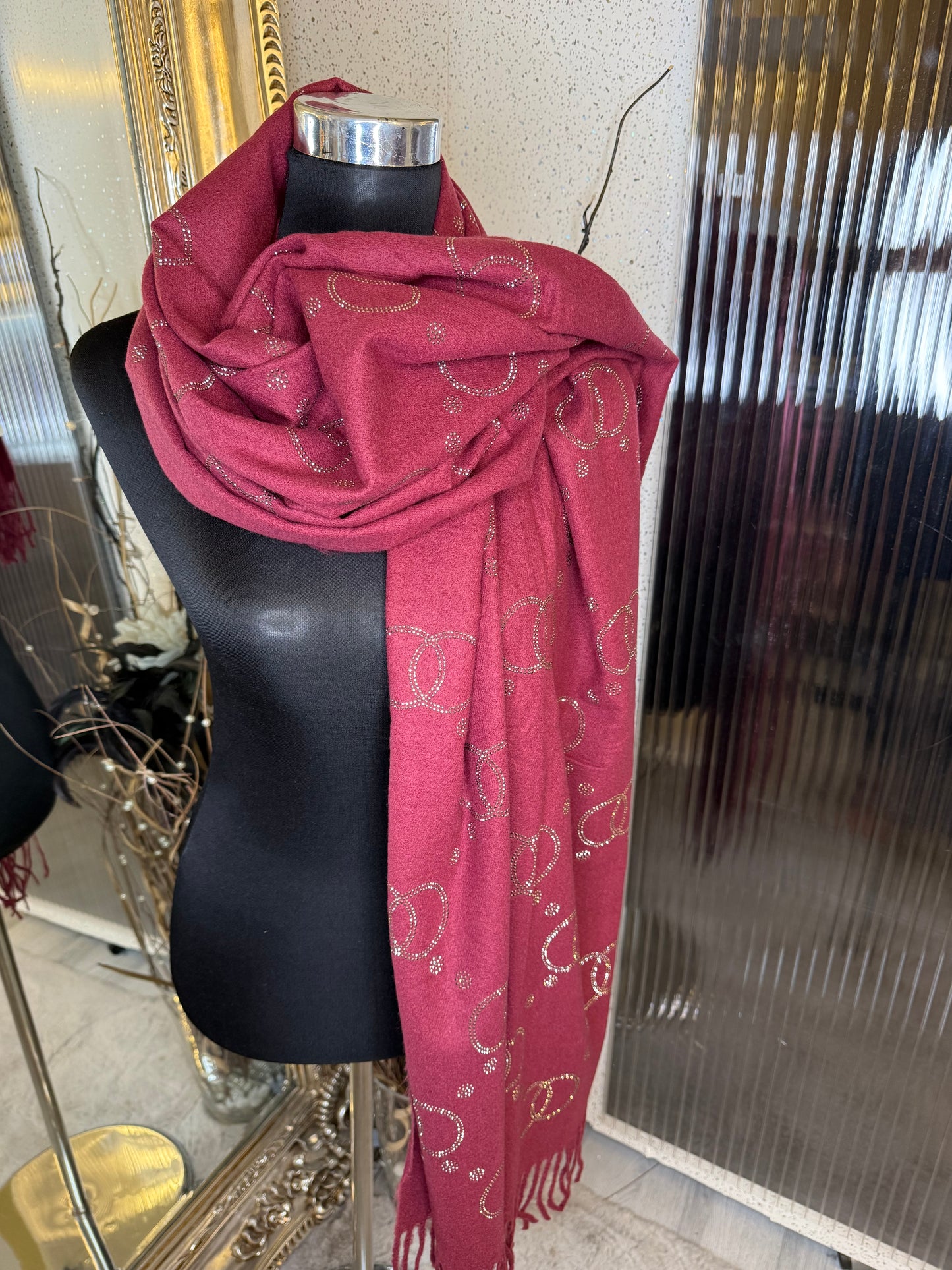 Crystal Chain Scarves
