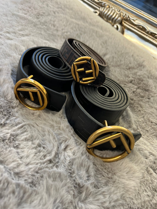 Letter gold belts