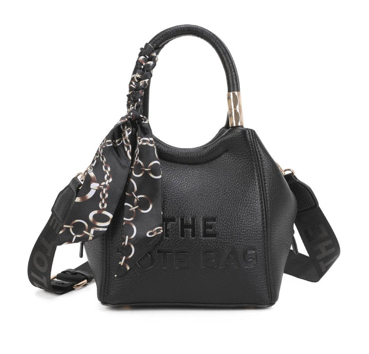 Scarf Detail Tote Grab bag