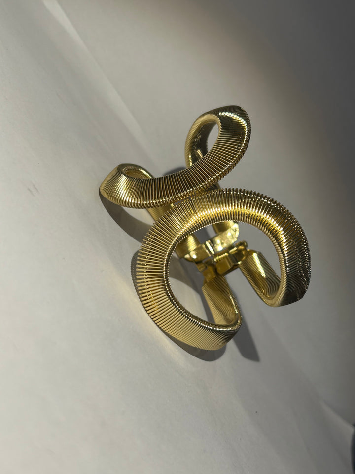 Gold bangle bracelet
