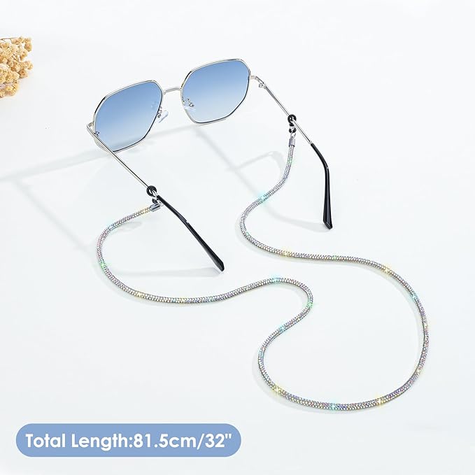 Sparkle Rhinestone Sunglasses Chain