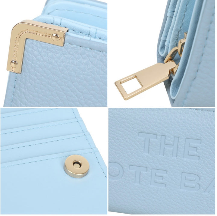 Large RFID Purse with Metal Corner Detail - The Tote Purse