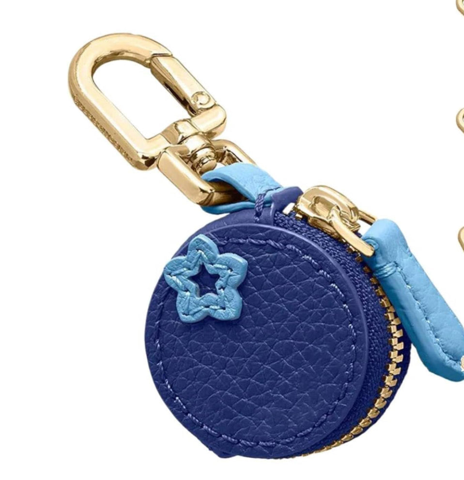 Cute Fruit Shape Coin Purse Mini Zipper Earphone Bag Keychain Pendant