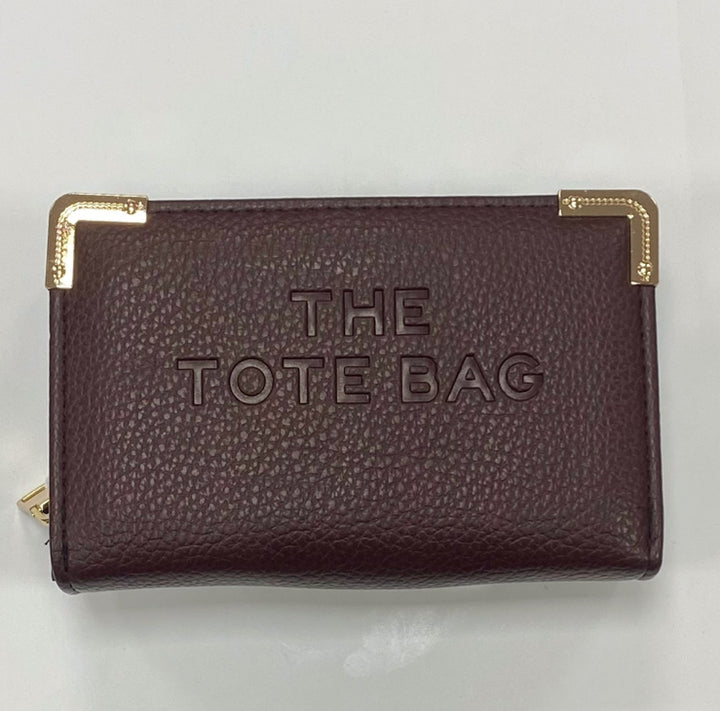 The Tote bag purse with gold edging