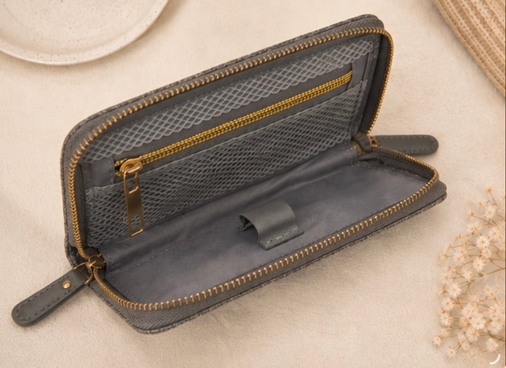 Grey woven style Travel Storage Organiser Case