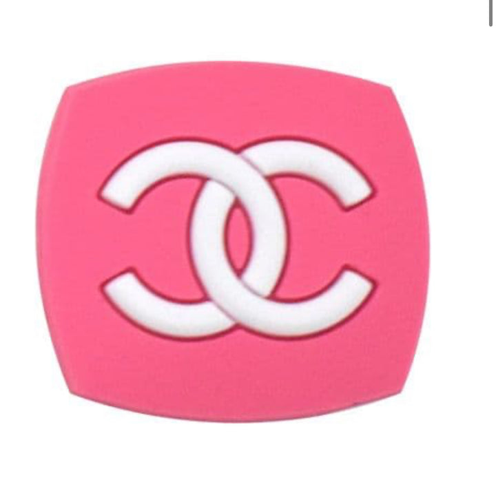 Hot pink croc charms 