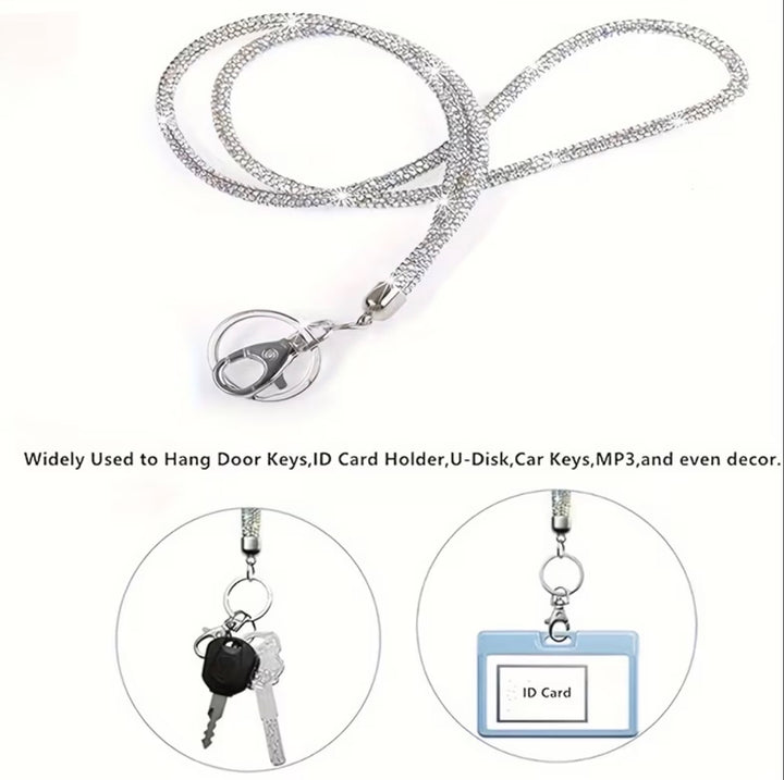 Lanyard with keychain and ID card holder