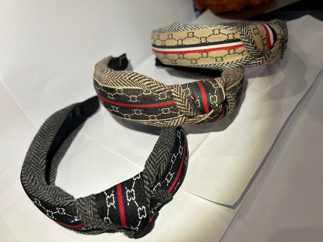 Designer Style Pattern Knot Headband