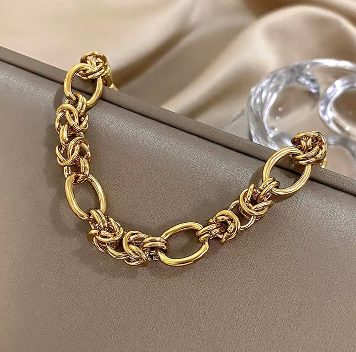 Stainless Steel Twisted Bracelets Bangles