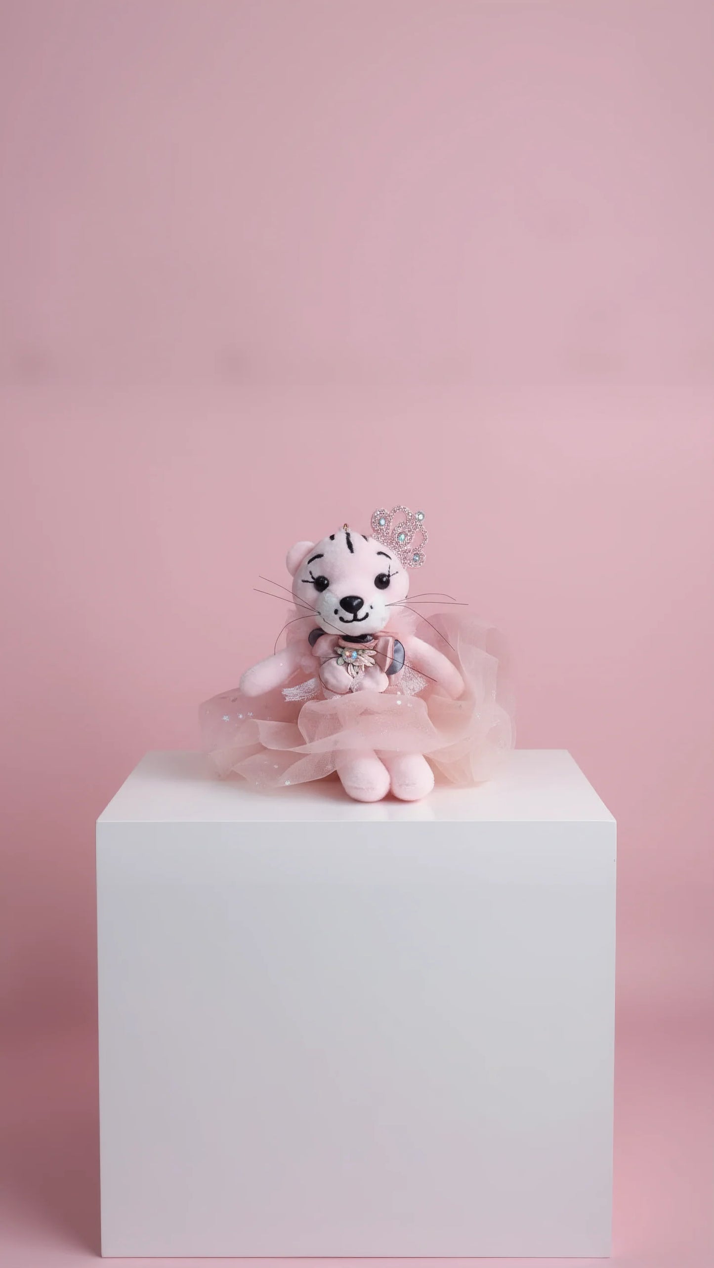 Tiger soft teddy keyrings