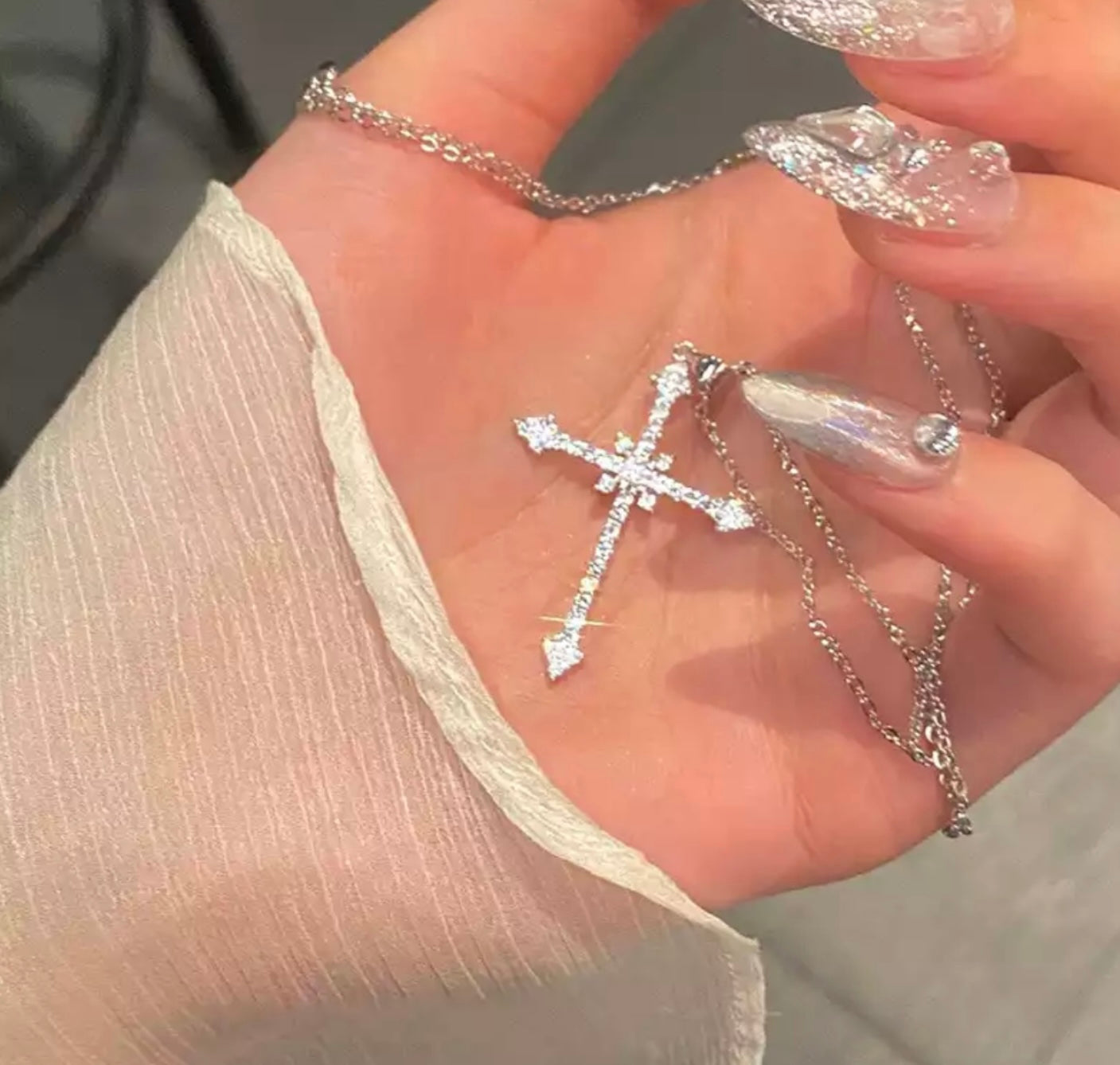 Small princess Crystal cross