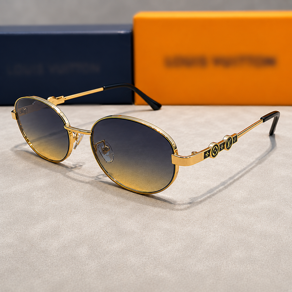 Gold ombré sunglasses 