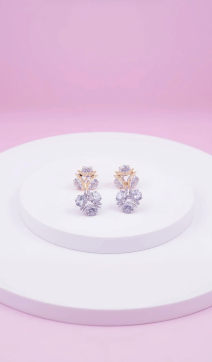 Butterfly Crystal Stud Earrings