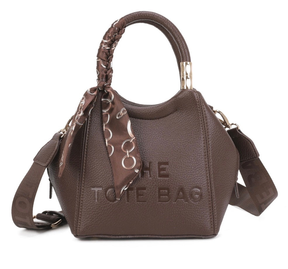 Scarf Detail Tote Grab bag