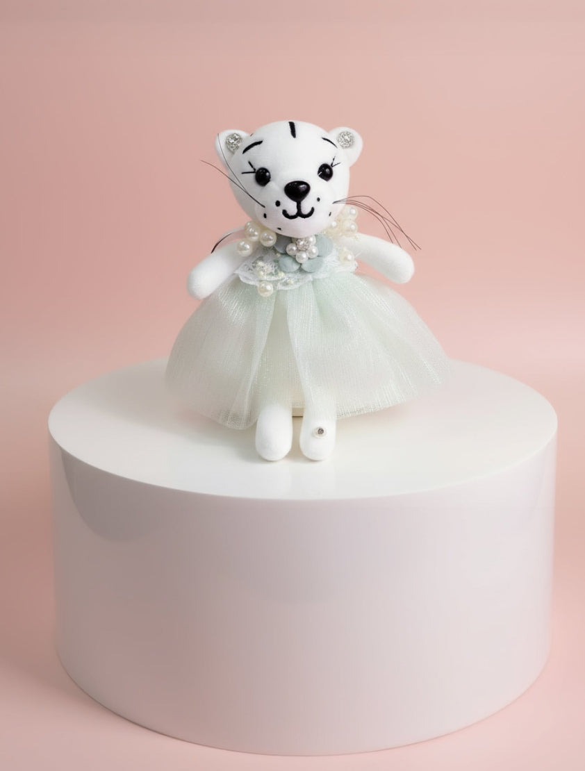 Tiger soft teddy keyrings