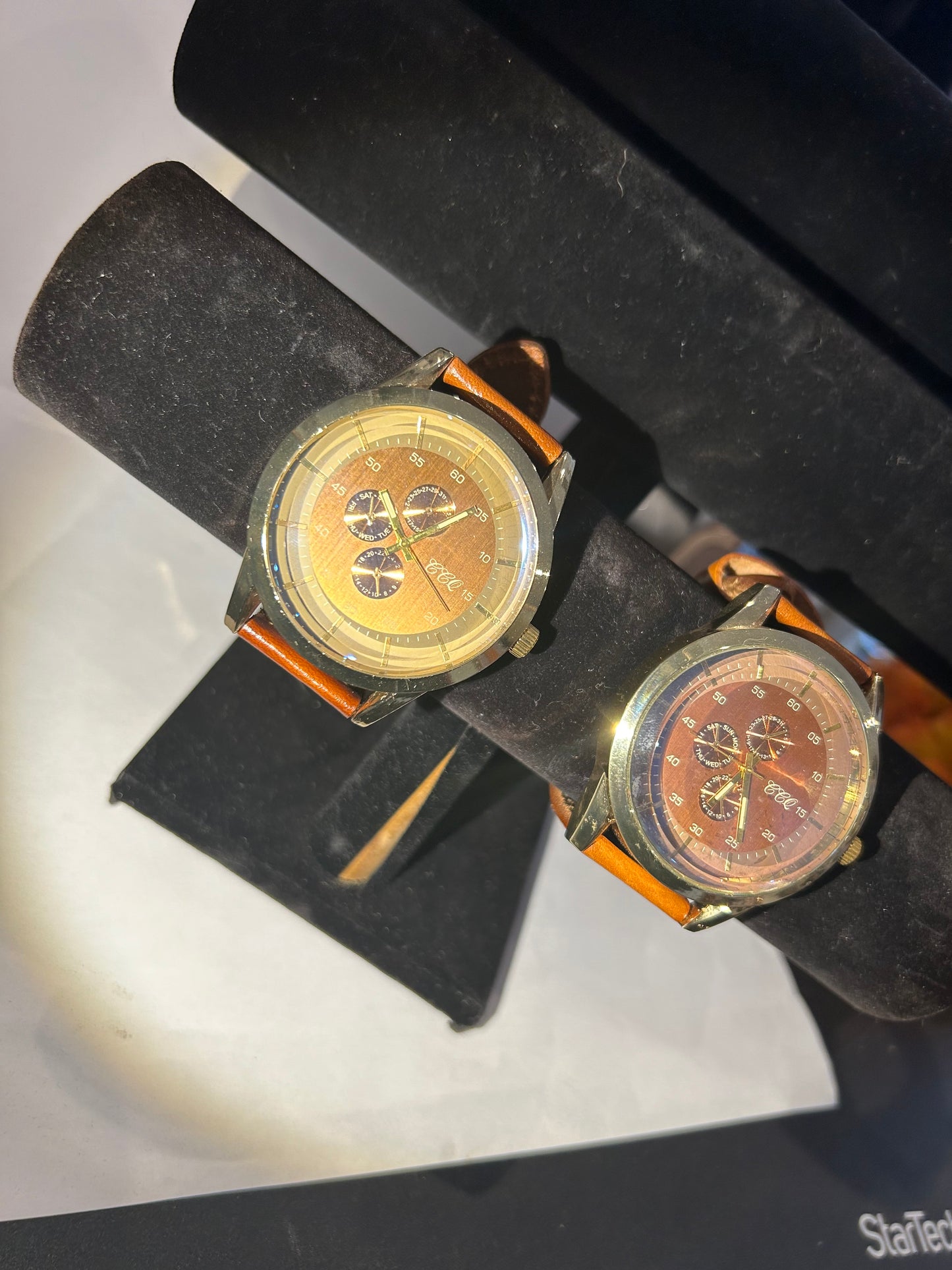 Brown watches