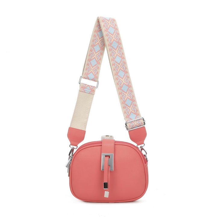     Small travel crossbody bag with zip compartments