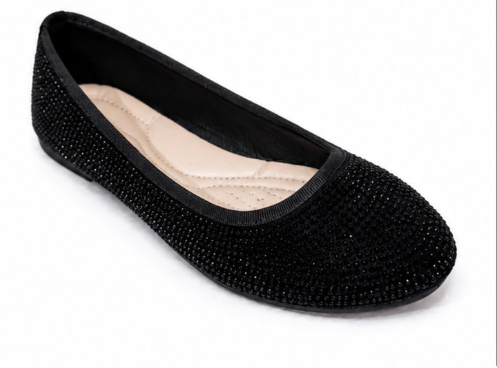 Sparkly Black Ballet Shoes