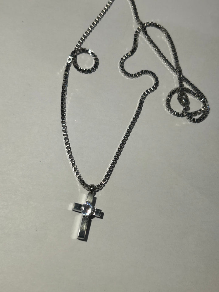 Mini Crystal Pendant Necklace