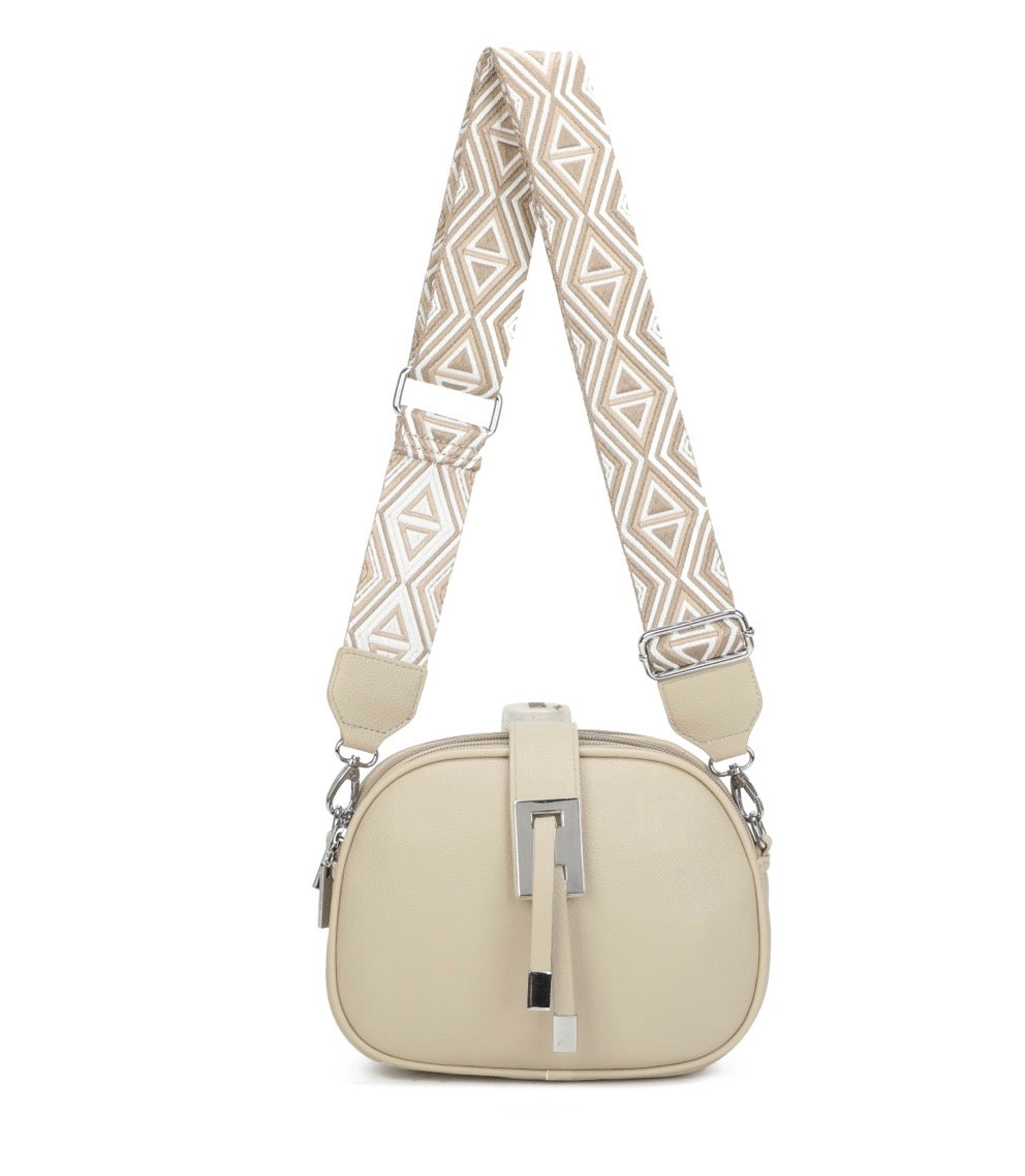 Beige crossbody bag 