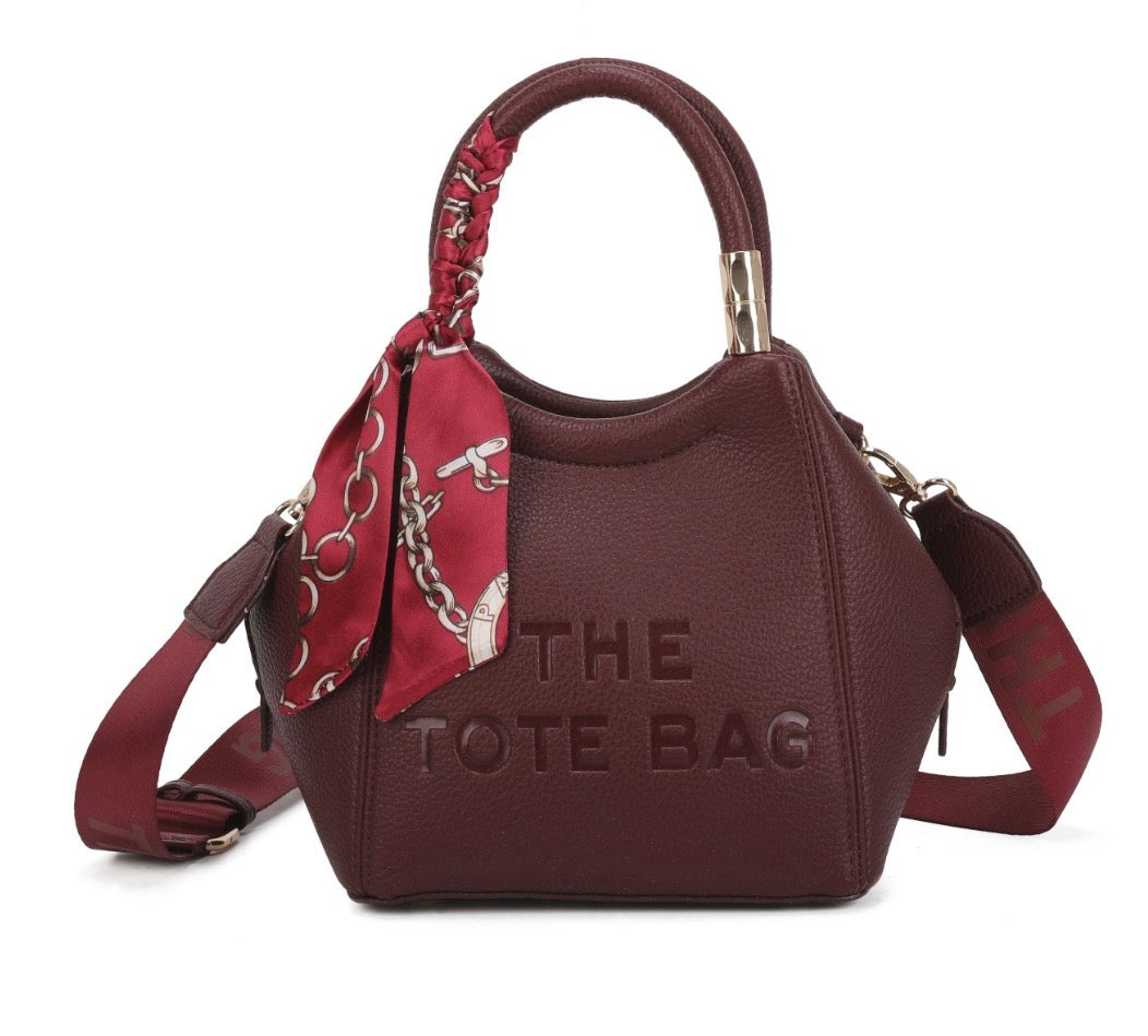 Scarf Detail Tote Grab bag