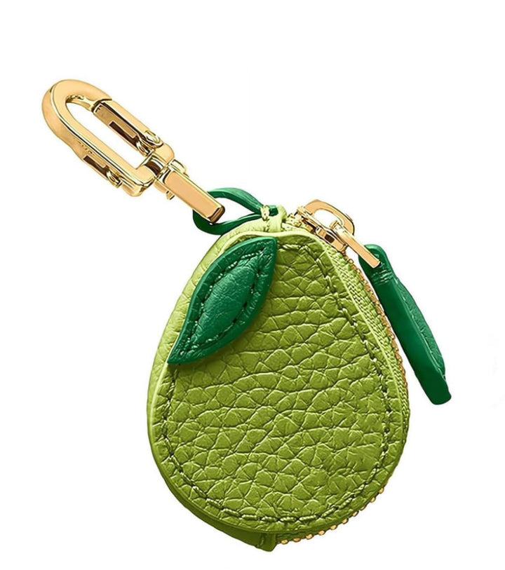 Cute Fruit Shape Coin Purse Mini Zipper Earphone Bag Keychain Pendant