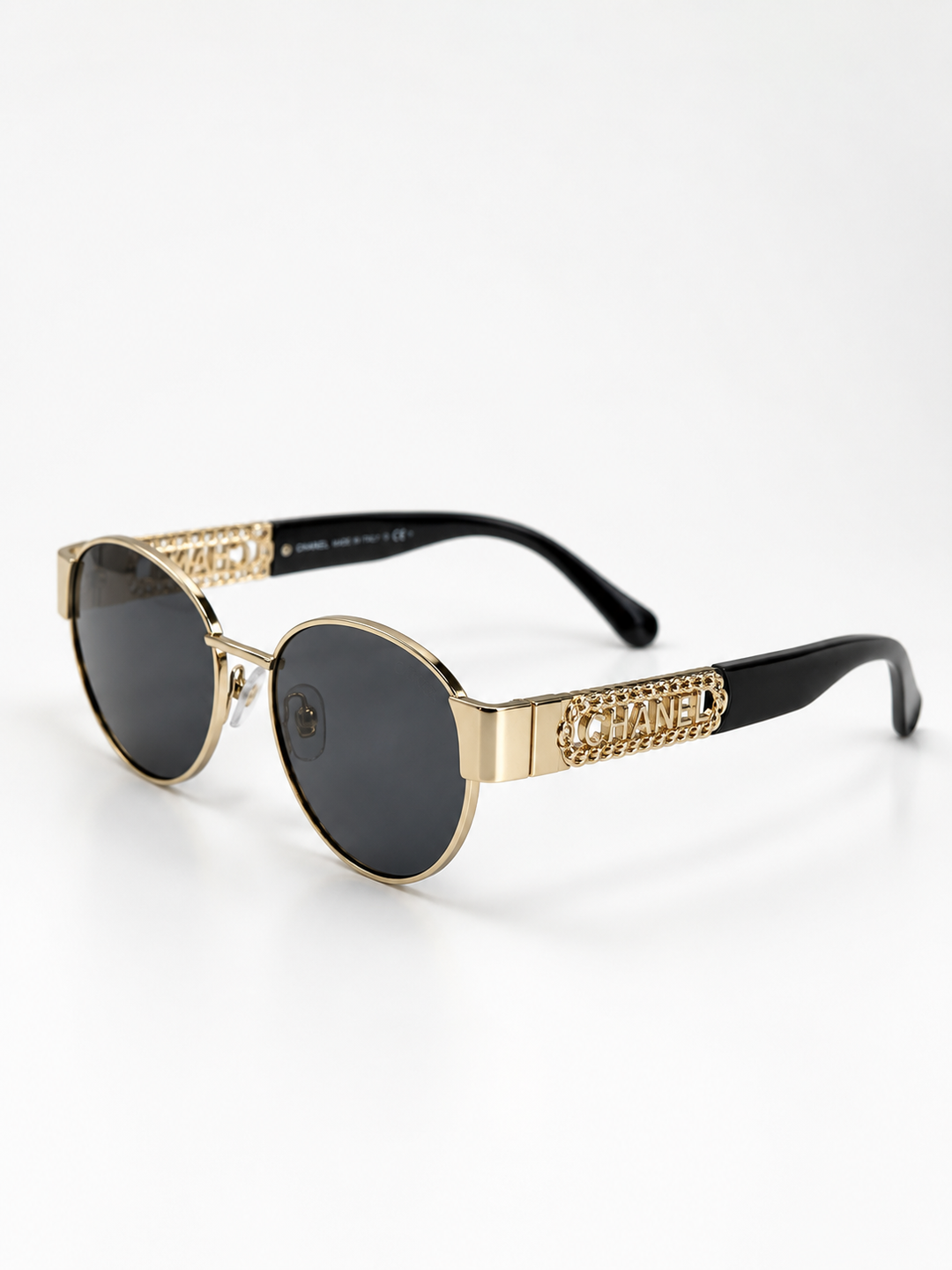 Vintage Gold Oval Sunglasses - Cha