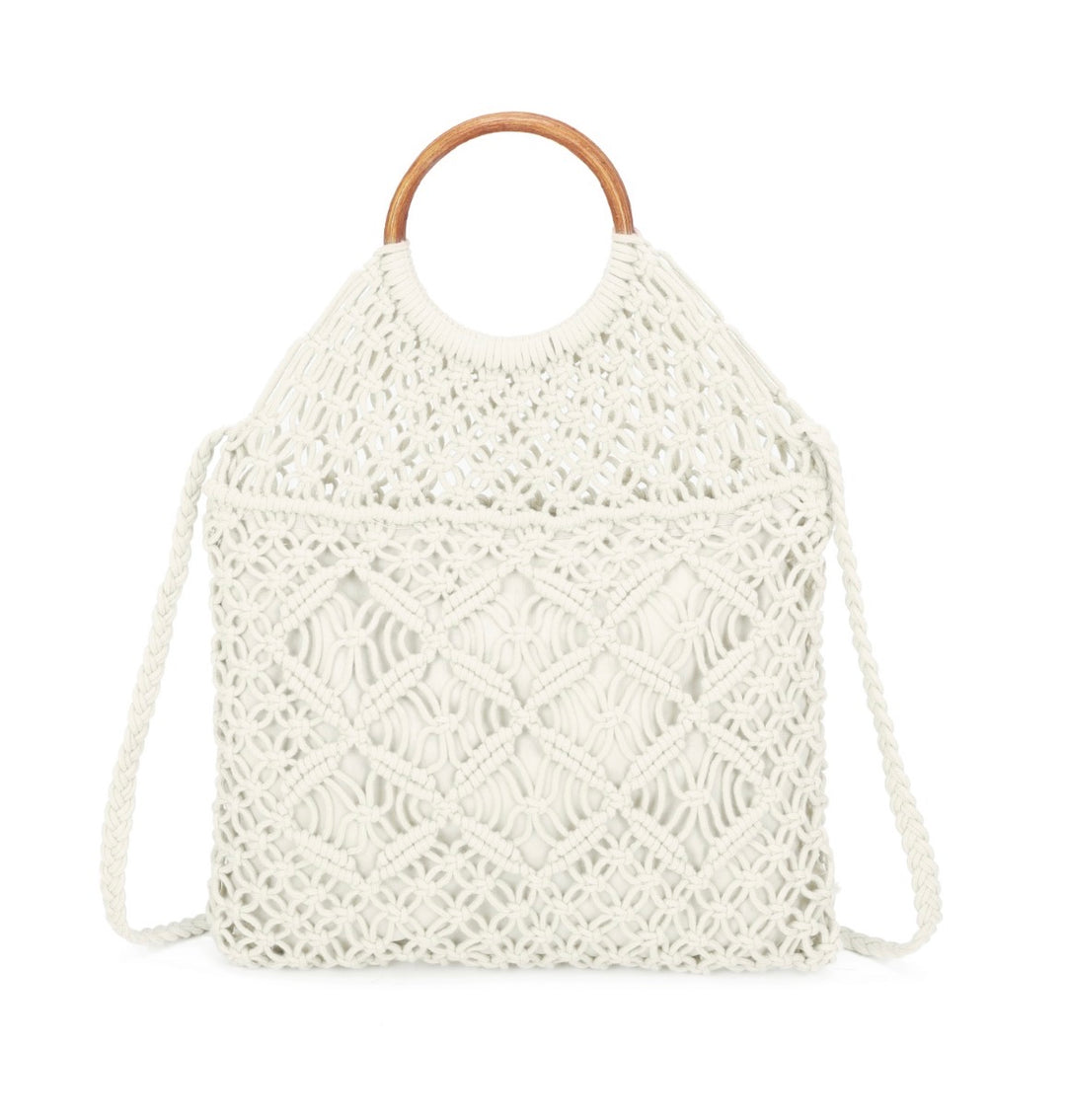     Summer woven crossbody bag with long strap