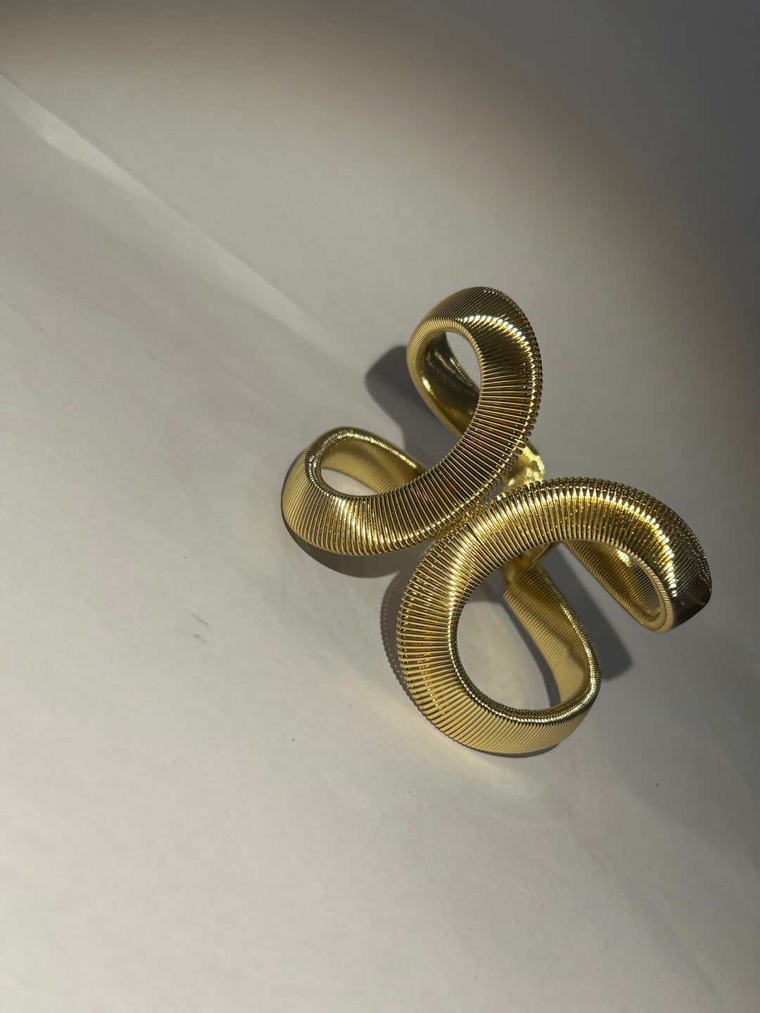 Gold bangle bracelet