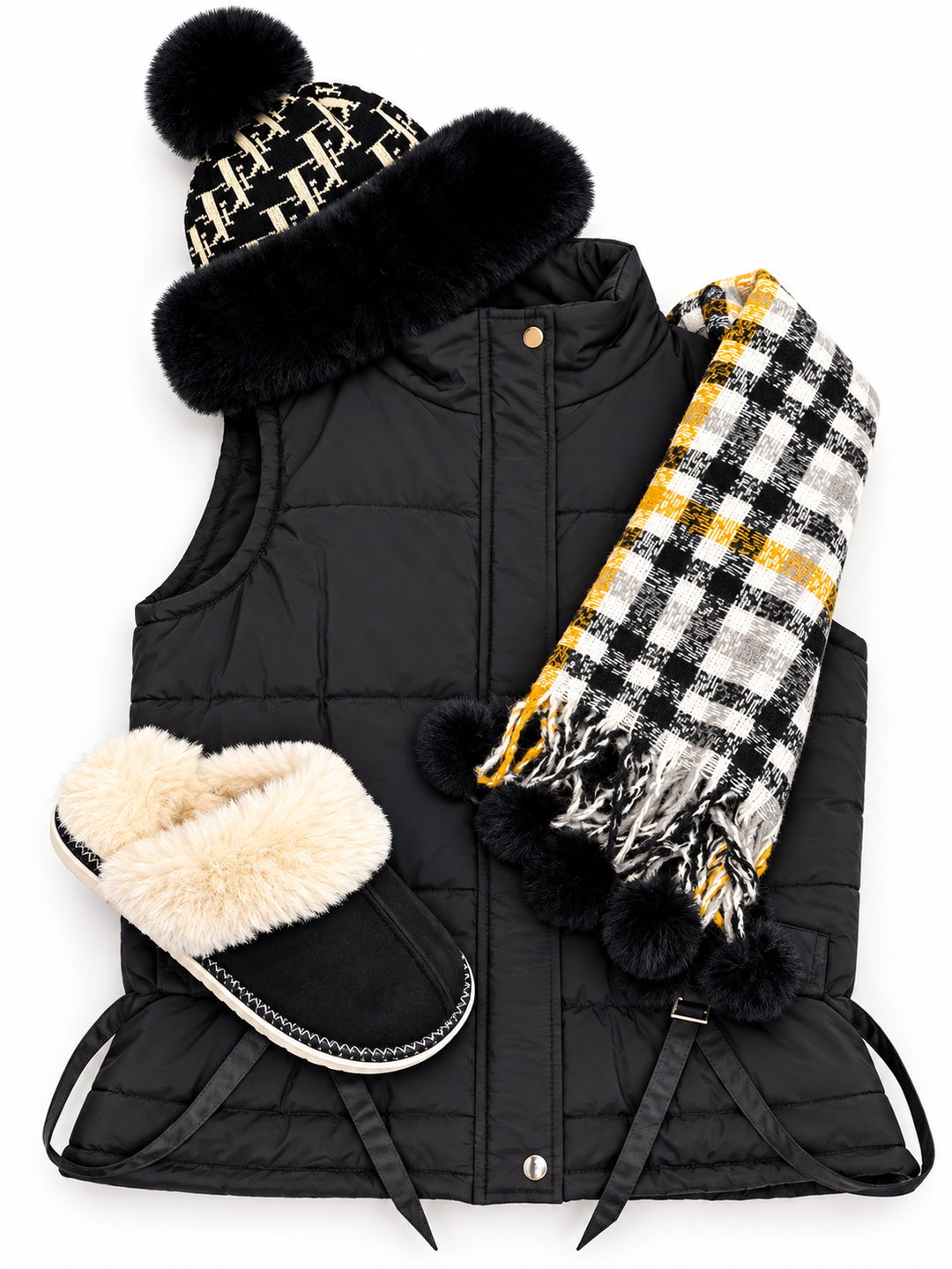 BOO Bundle – Pick Your Own Gilet, Hat, Scarf &amp; Slippers | £45