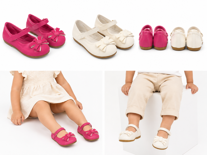 Bow Little Girls Shoes