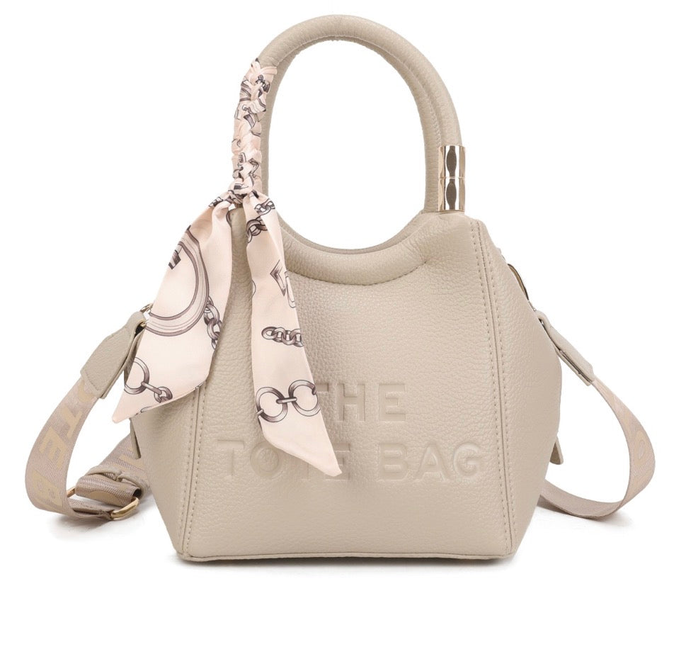 Scarf Detail Tote Grab bag