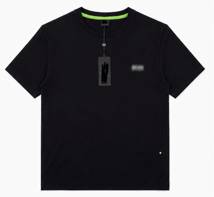 Men’s black teeshirt with white letters