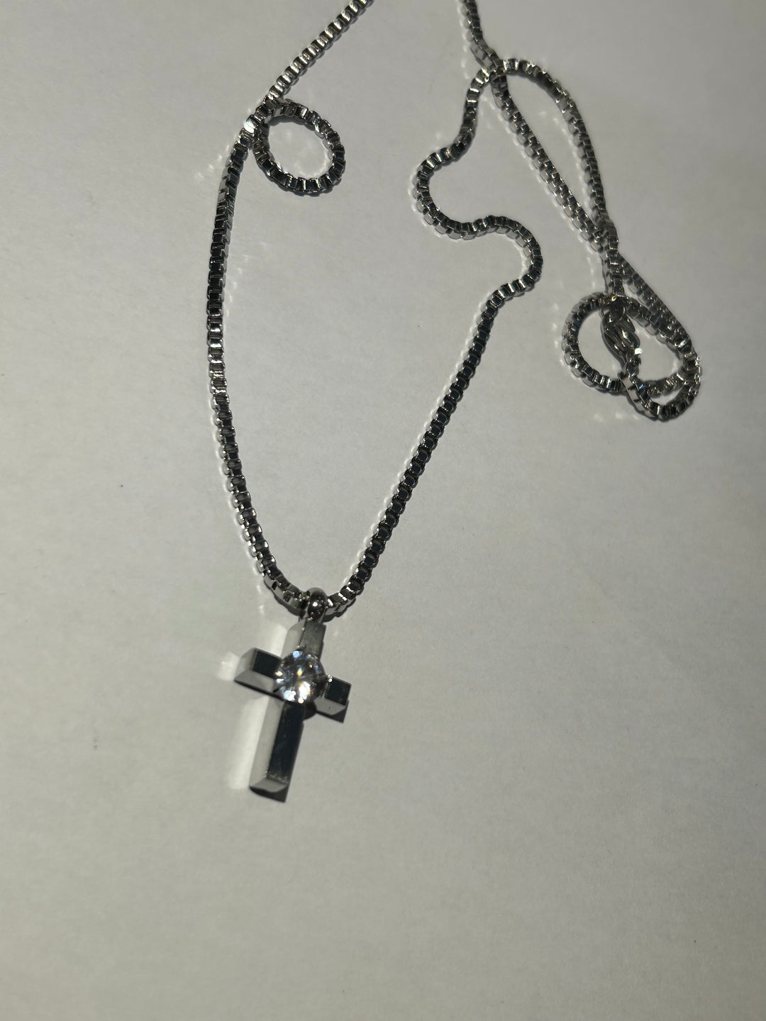 Mini Crystal Pendant Necklace