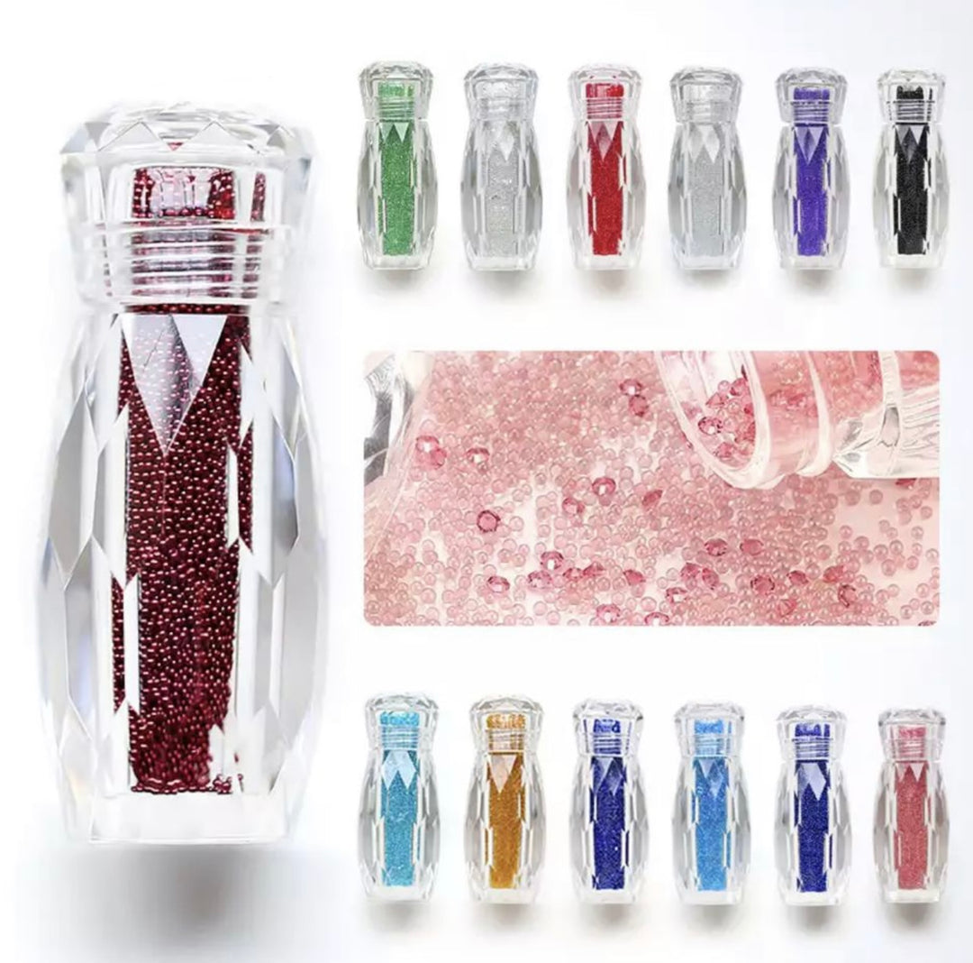 Micro crystals for ail art available in different colours 