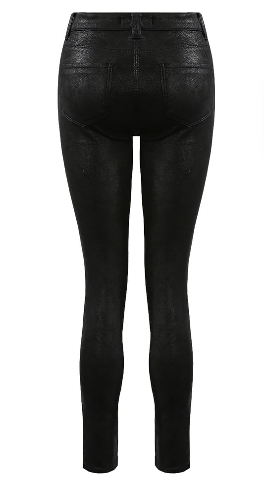 Black leather pants