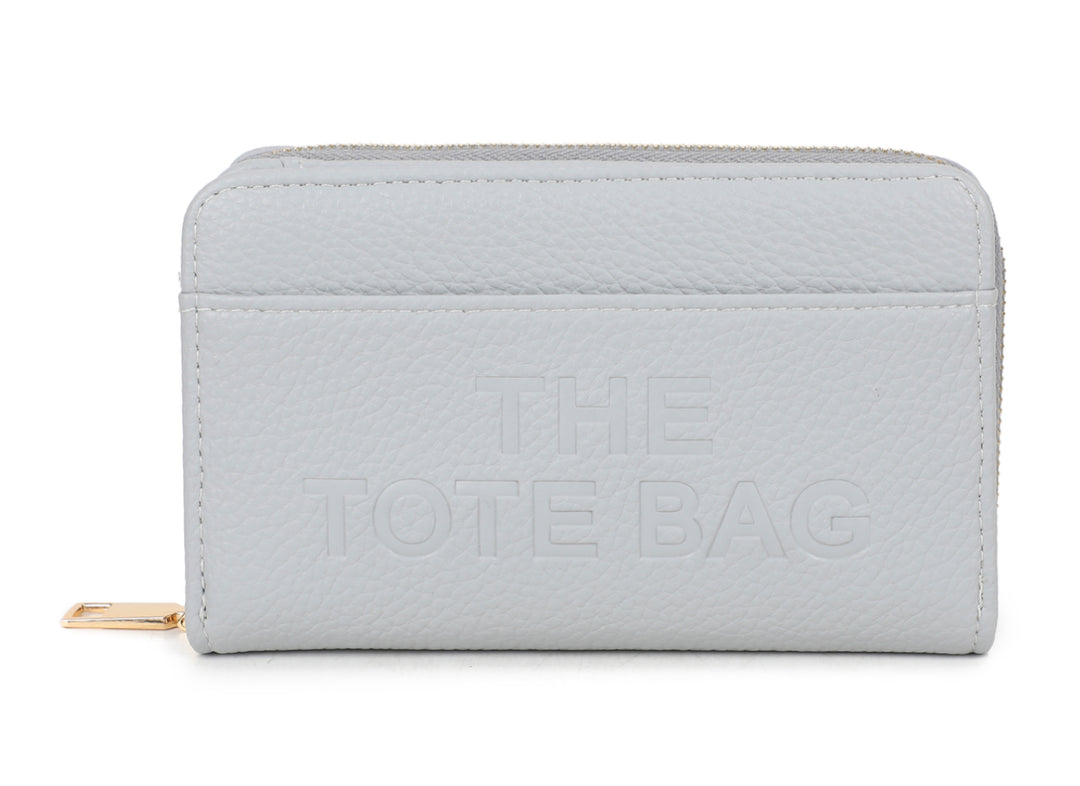 Light grey wallet purse  with &