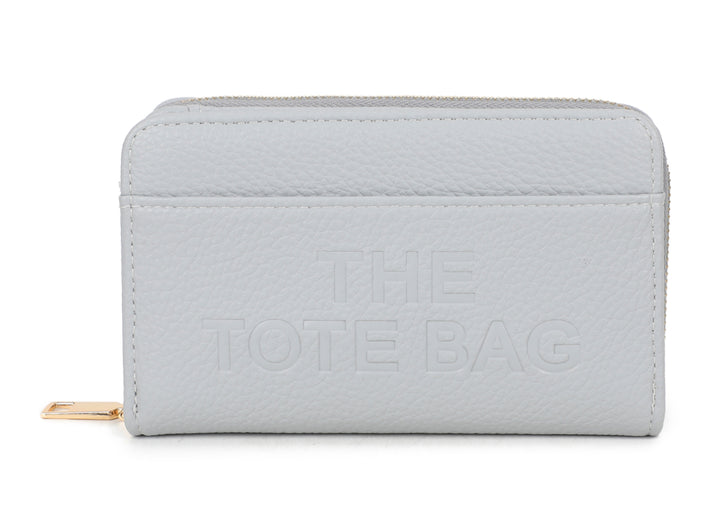 Light grey wallet purse  with &