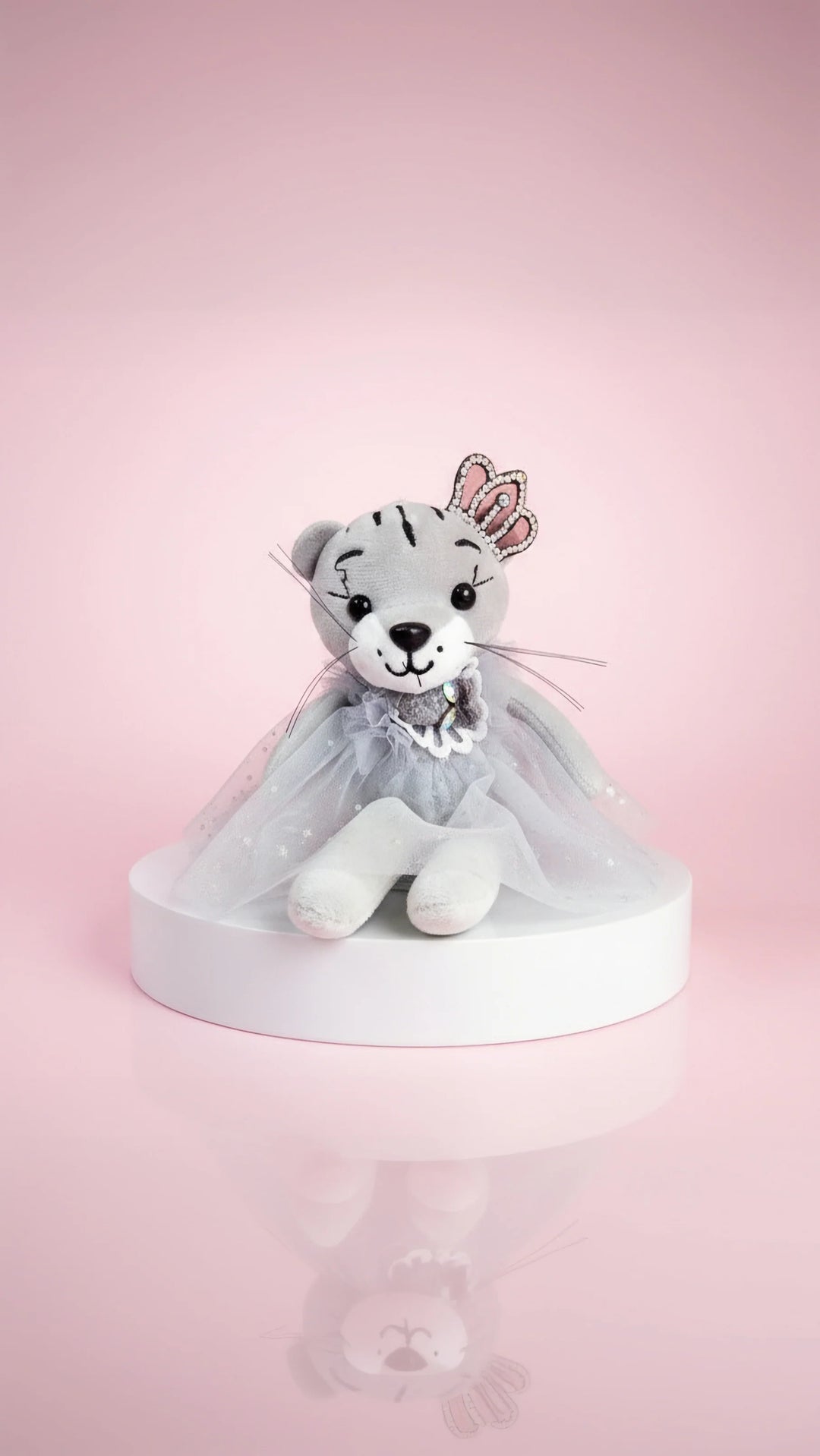 Tiger soft teddy keyrings