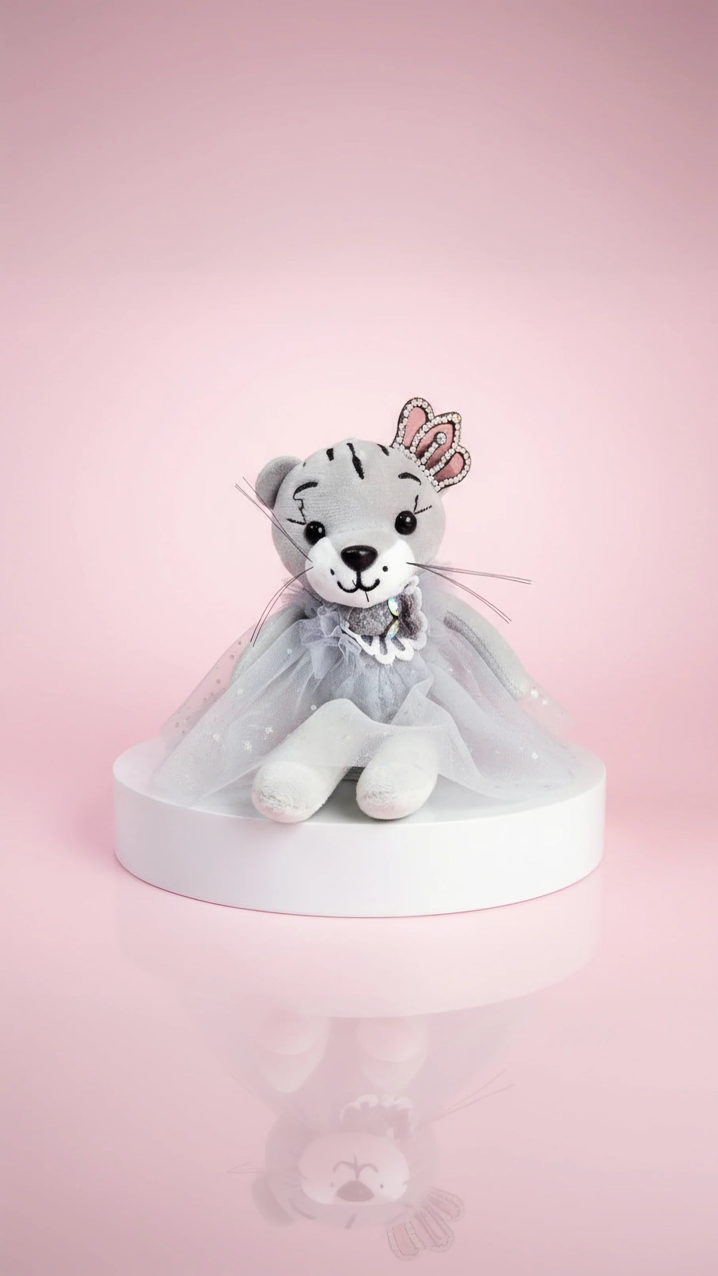 Tiger soft teddy keyrings